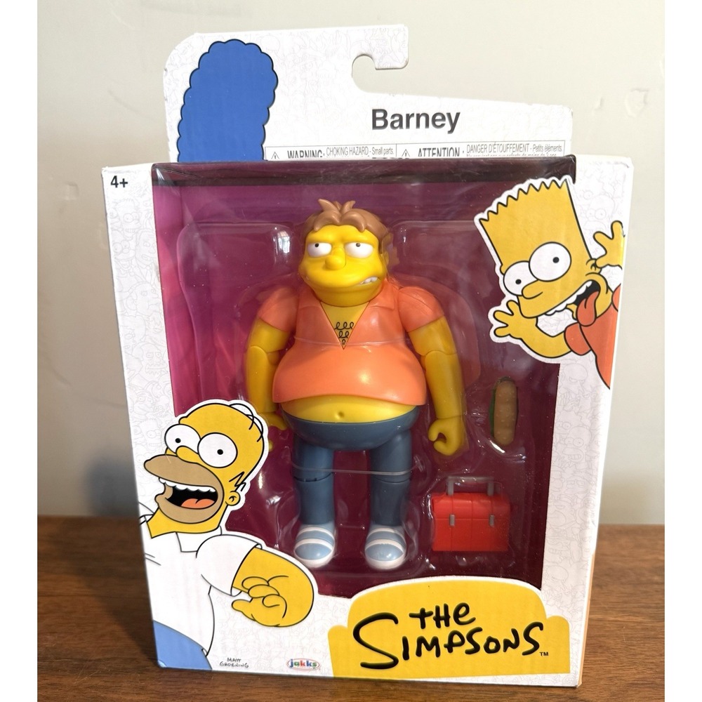 The Simpsons Figure Barney Jakks Pacific New in Box